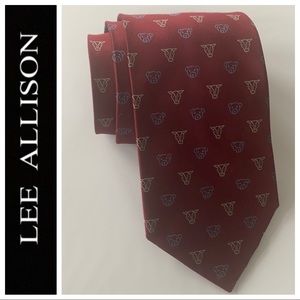 Lee Allison Silk Bulls & Bears Neck Tie